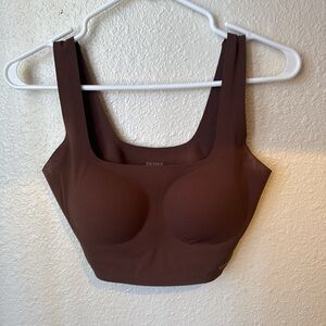 Skims sports bra in Chocolate Brown